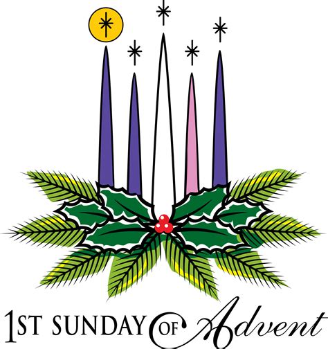 first sunday of advent clipart